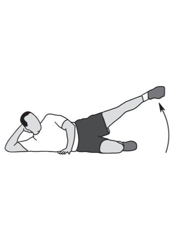 Hip abduction exercise