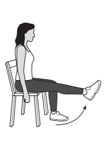 Leg extension exercise