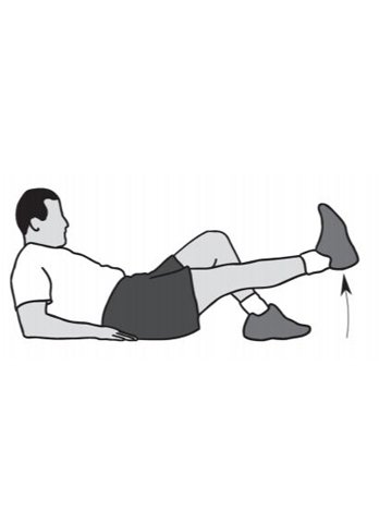 Straight leg raises exercise