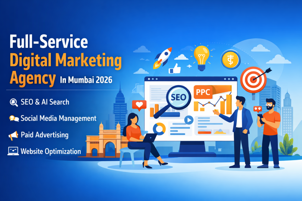 Full-service digital marketing services including SEO, social media, PPC, and website design in Mumbai